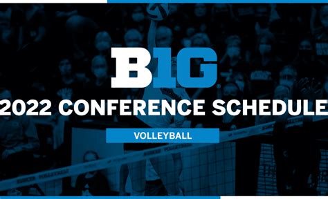 big 10 volleyball schedule